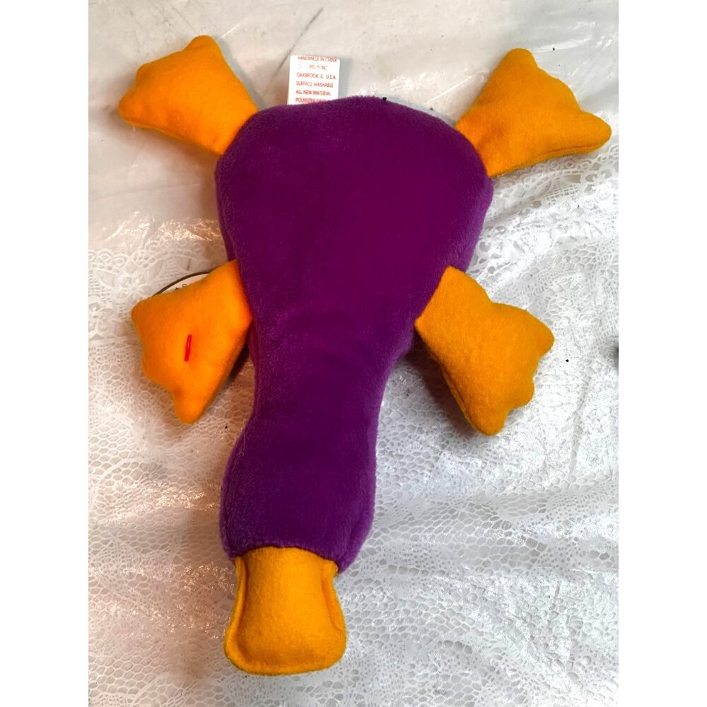 Ty Beanie Baby Patti The Platypus Fuchsia Plush Collectible Hang Tag 4025 - Picture 3 of 5